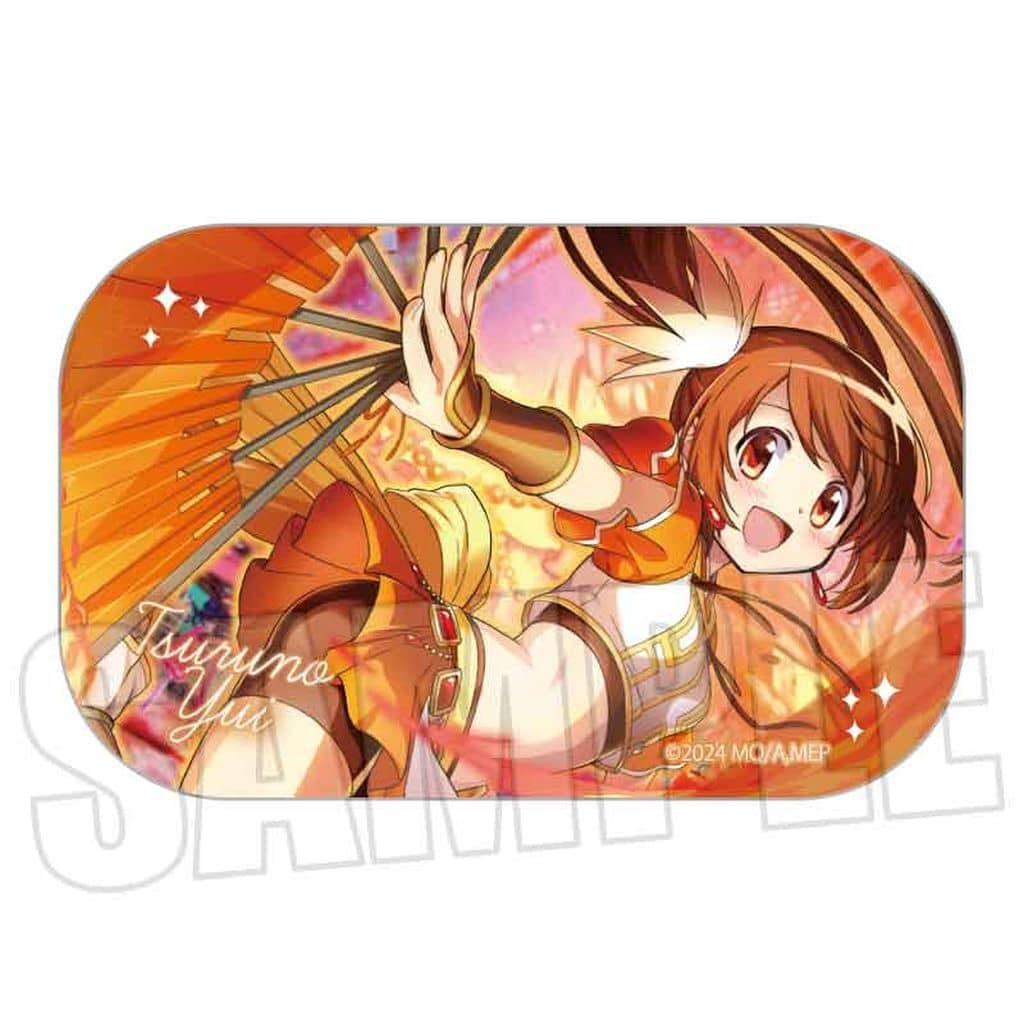 Tsuruno Yui Square Tin Badge - Puella Magi Madoka Magica Magia Exedra (Approx. 71 x 46 mm) Bellhouse Pre-owned