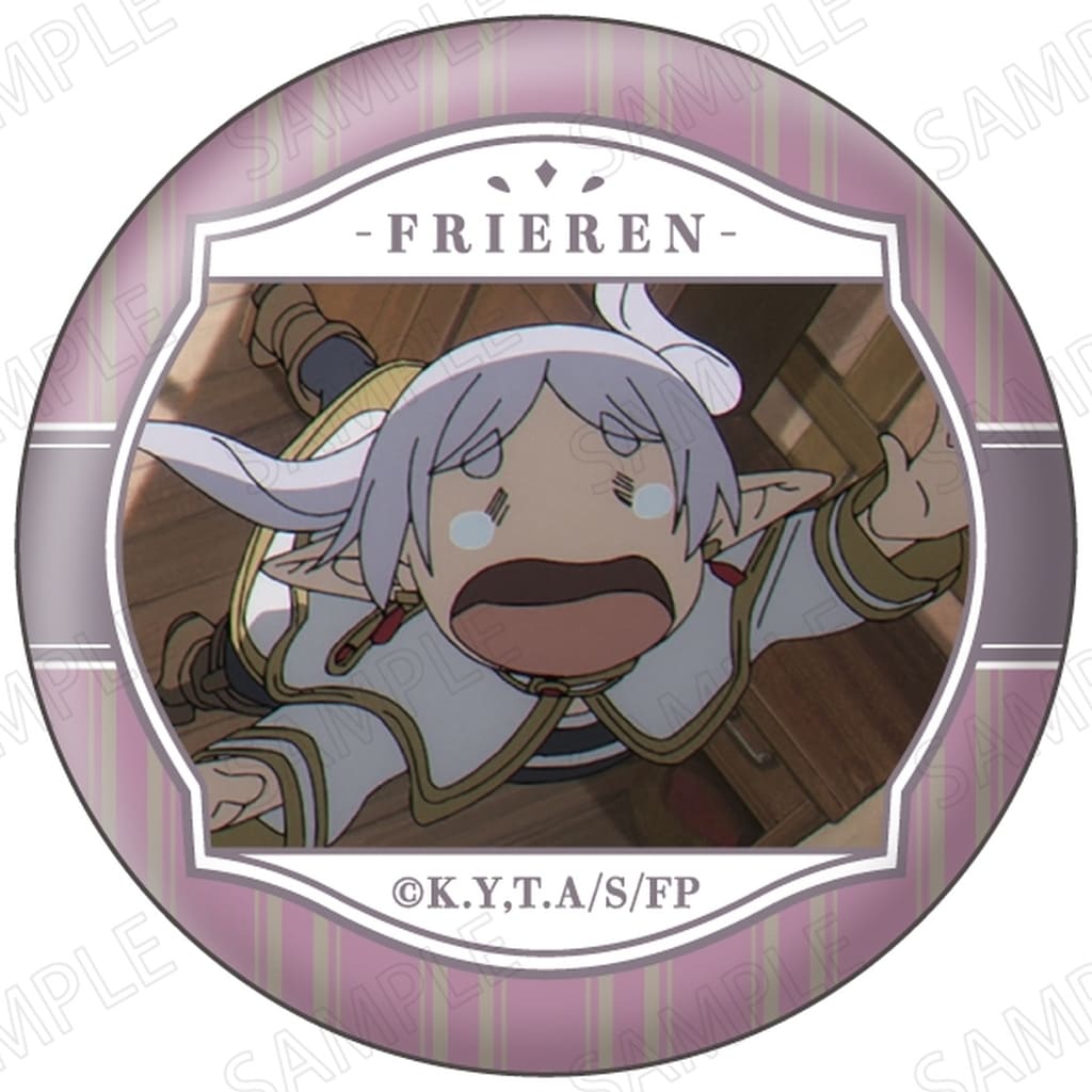 Face Collection Button Badge Vol. 2 - Frieren Anime, Used, Approx. 56 mm, No. 9