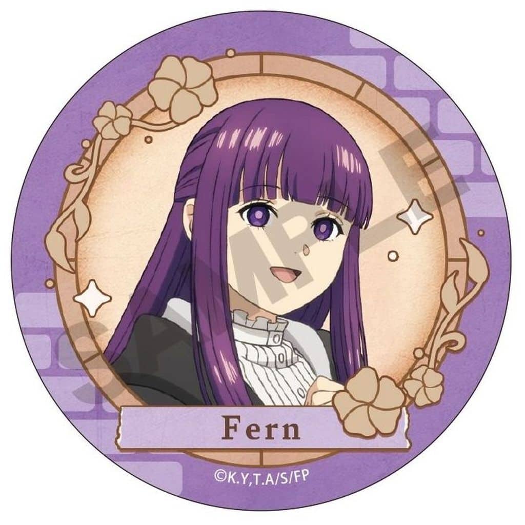 Frieren Anime Trading Tin Badge - Approx. 56 mm, Used, CRUX