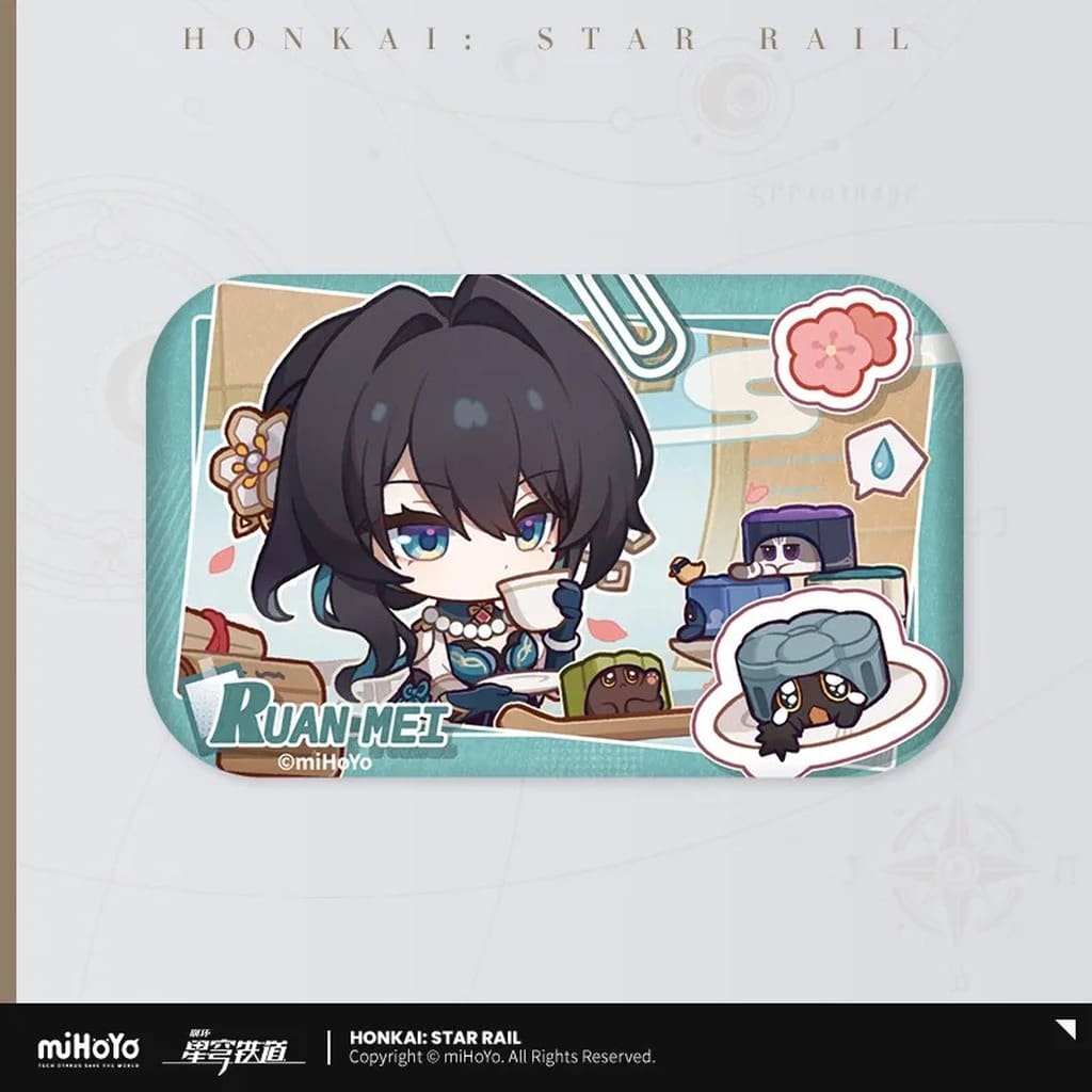 Ruan Mei Pom-Pom Commemorative Album Can Badge | Honkai: Star Rail