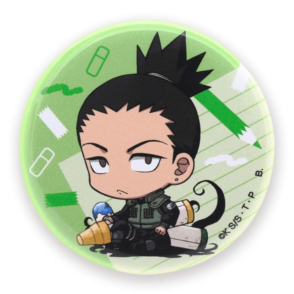 Shikamaru Nara Desk Land Adventure Can Badge - Naruto Shippuden