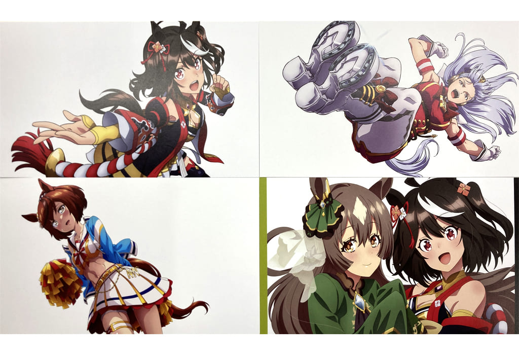 Visual Card Set (4 Cards) - Umamusume Pretty Derby Season 3 Blu-ray Umabox 3 “1st Corner” Trainer's BOX Insert Bonus (Toho, Pre-owned)