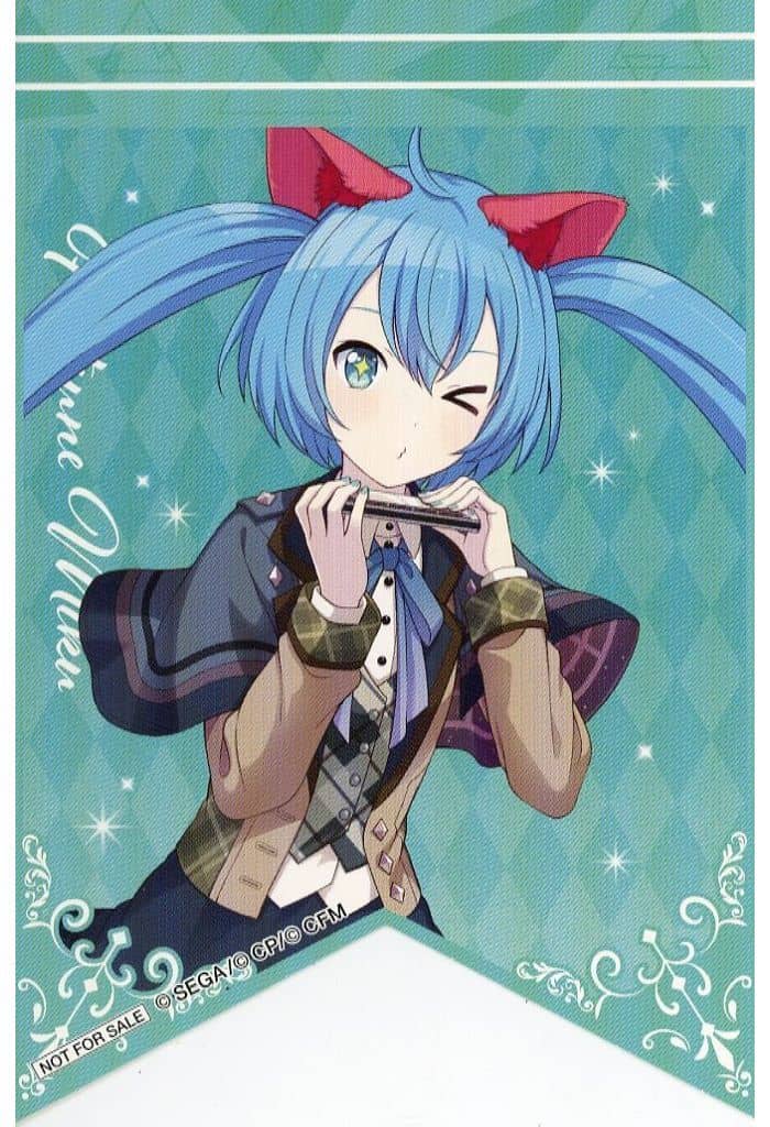 Hatsune Miku Garland Card — Project SEKAI: Colorful Stage! feat. Hatsune Miku 5th Anniversary Fair Promotional Card (Approx. 120×80mm, Pre-owned, Animate Gift)