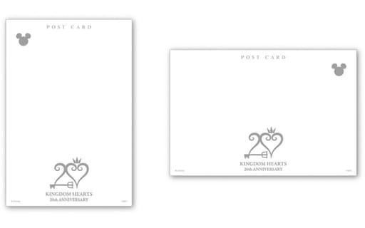 C Type 7-Postcard Set Illustrated Collection from Kingdom Hearts by Square Enix