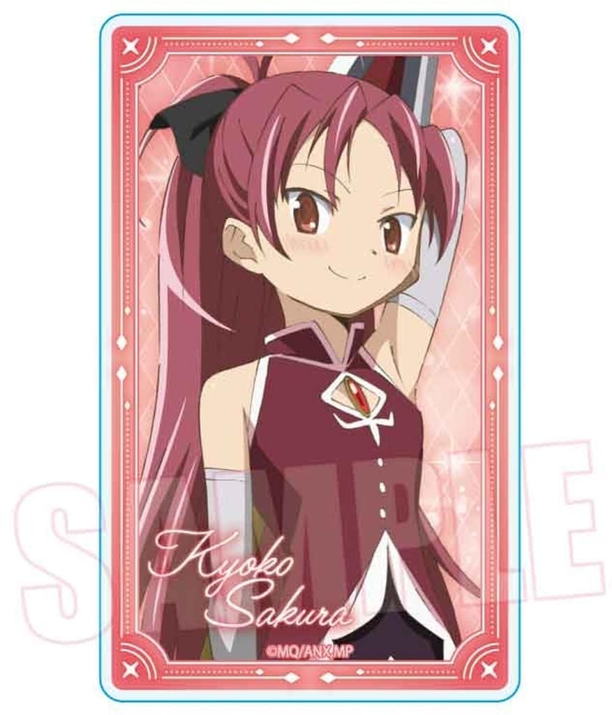 Kyoko Sakura Acrylic Card - Puella Magi Madoka Magica Movie Rebellion (Bell House, Pre-owned, Approx. 55 x 90 mm)