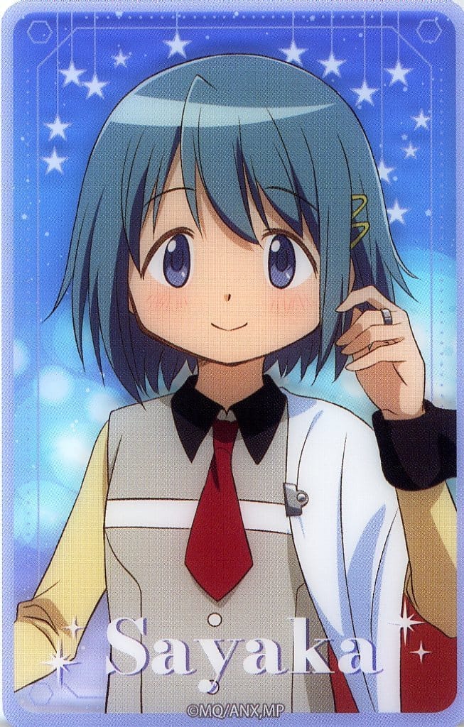 Sayaka Miki Half-Body Clear Sheet Card - Puella Magi Madoka Magica Charapop Store Atre Akihabara (Bandai Namco Experience) Approx. 54 x 85 mm Pre-owned