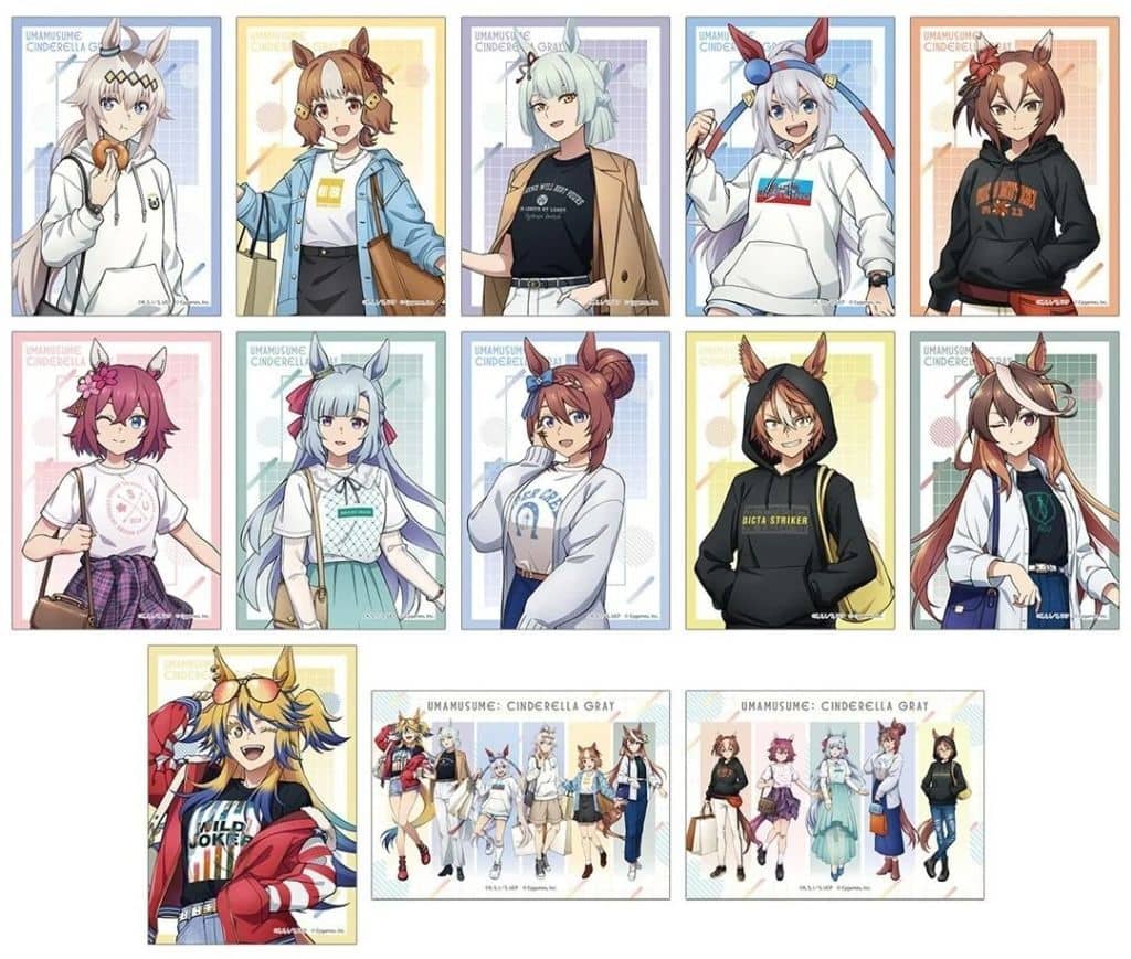 Umamusume: Cinderella Gray Trading Bromide Complete Set of 13