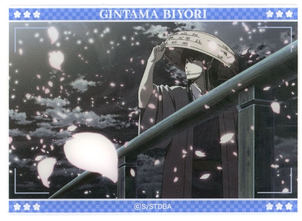 Kotaro Katsura Acrylic Card - Gintama x HANA BIYORI SAKURA Collaboration (Approx. 90 x 60 mm) Pre-owned