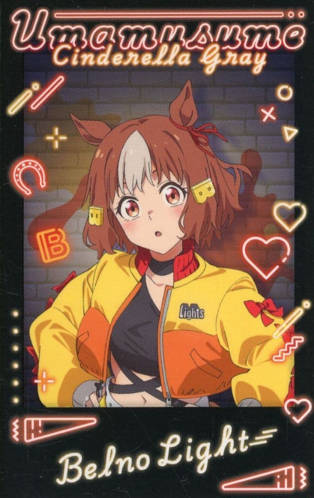 Bernolite Original Photo-Style Card — Umamusume: Cinderella Gray × Lawson Meiji Galbo Chocolate Collaboration (Single Card, 8.6×5.5 cm, Pre-owned)