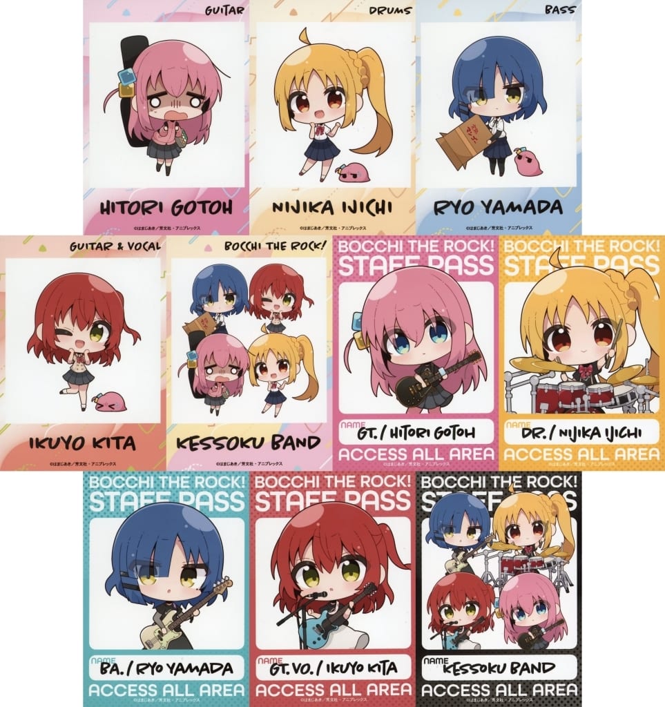 Bocchi the Rock! Trading Bromide Complete Set of 10