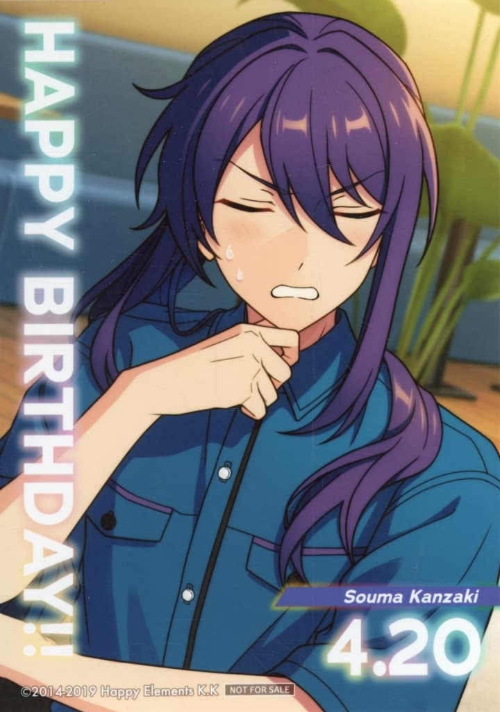 Soma Kanzaki Birthday Bromide – Ensemble Stars!! 10th Fest x Animate Cafe