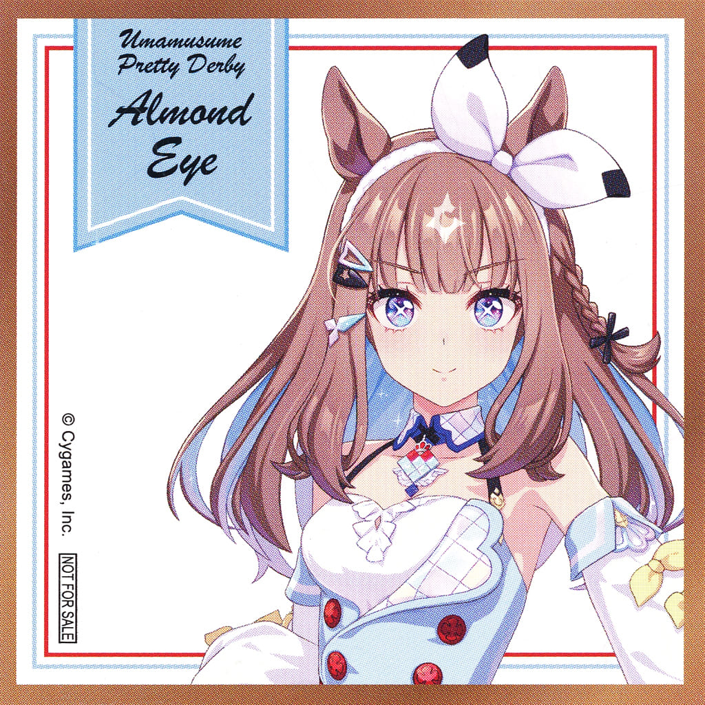 Umamusume Pretty Derby Painter Style Mini Store Purchase Bonus Illustration Sheet - Later Period (Approx. 60 x 60 mm)