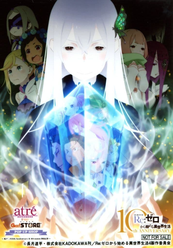 Re:ZERO 2nd Season Key Visual Bromide Photo Purchase Bonus