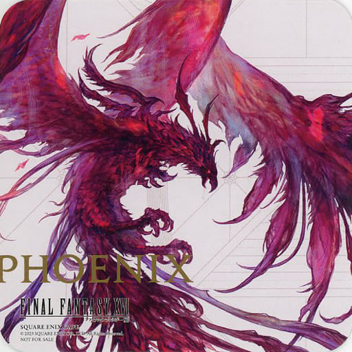 Phoenix Original Coaster - Final Fantasy XVI x Square Enix Cafe