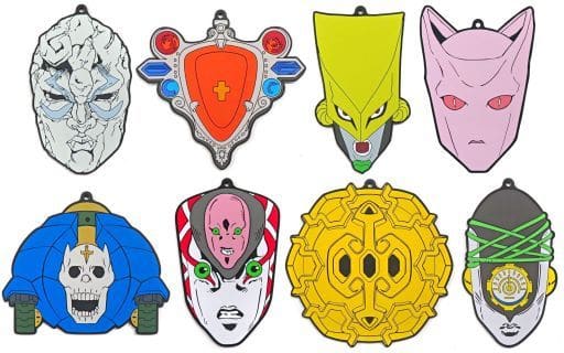 JoJo's Bizarre Adventure: Evil Party Ichiban Kuji H Prize Rubber Coaster Complete Set of 8 by BANDAI SPIRITS