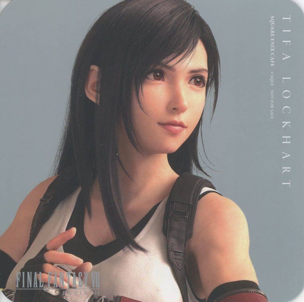 Tifa Lockhart Coaster - Final Fantasy VII Rebirth x Square Enix Cafe