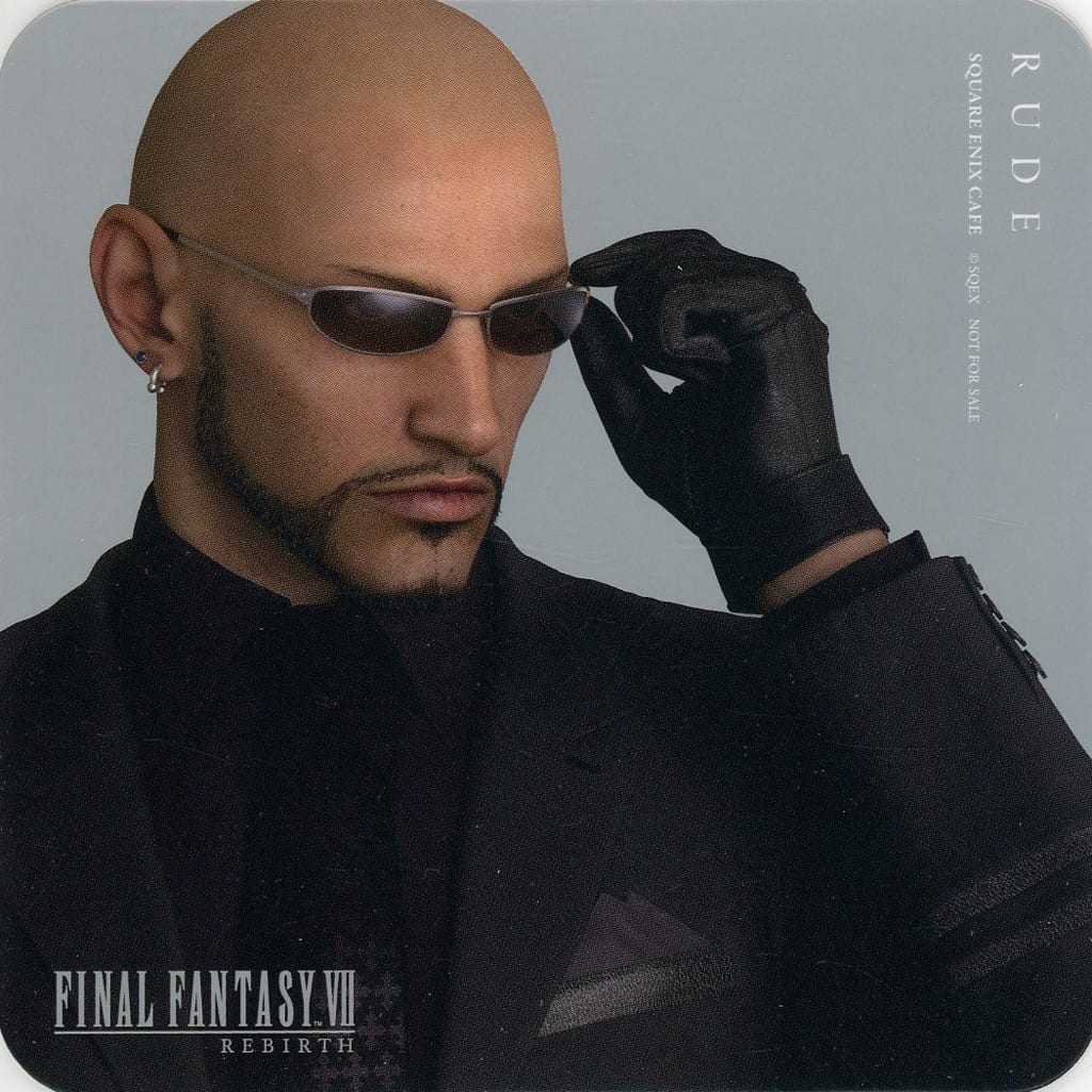 Rude Original Coaster - Final Fantasy VII Rebirth x Square Enix Cafe