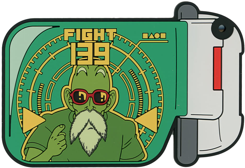 Master Roshi Dragon Ball VS Omnibus Amazing Ichiban Kuji H Prize Rubber Coaster by BANDAI SPIRITS, Approx. 95 mm