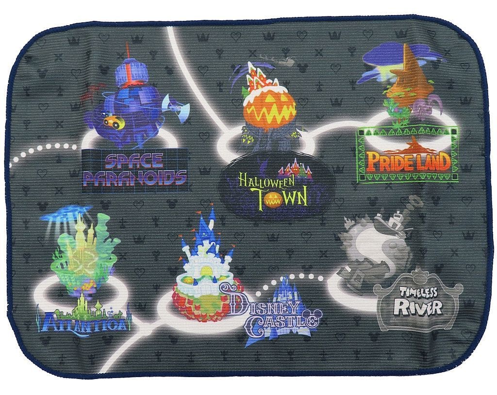 Kingdom Hearts II Map/Luncheon Mat Towel Selection E Prize