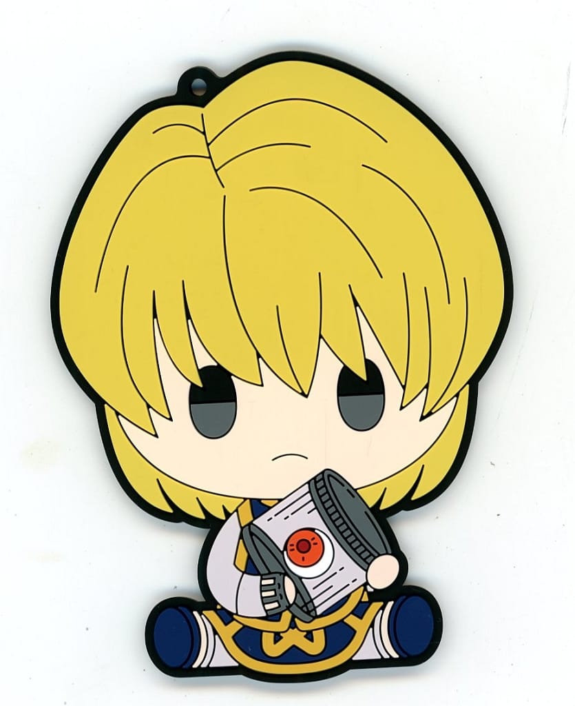 Kurapika PUNYBEANS Rubber Coaster from Hunter x Hunter: Revenge of Scarlet Ichiban Kuji F Prize by BANDAI SPIRITS, Length Approx. 100 mm