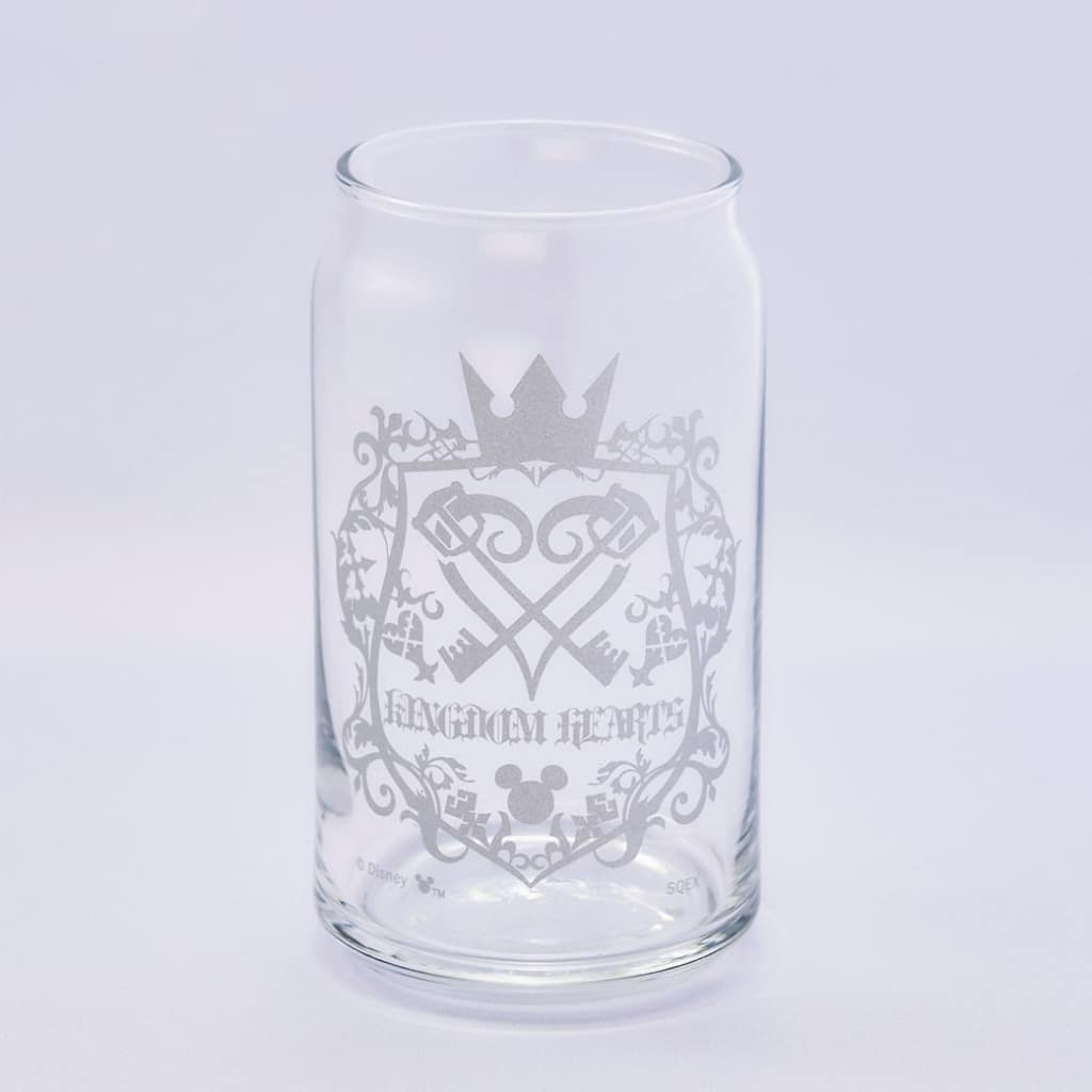 Emblem Can-Shaped Glass - Kingdom Hearts - Pre-owned, Approx. 65 mm