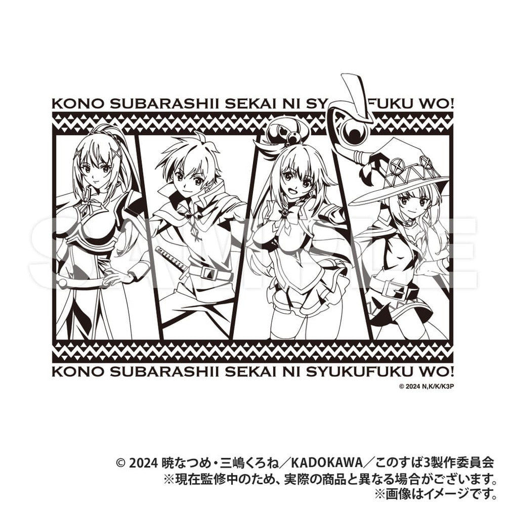 KonoSuba 3 Axis Cult Slim Clear Bottle 500ml
