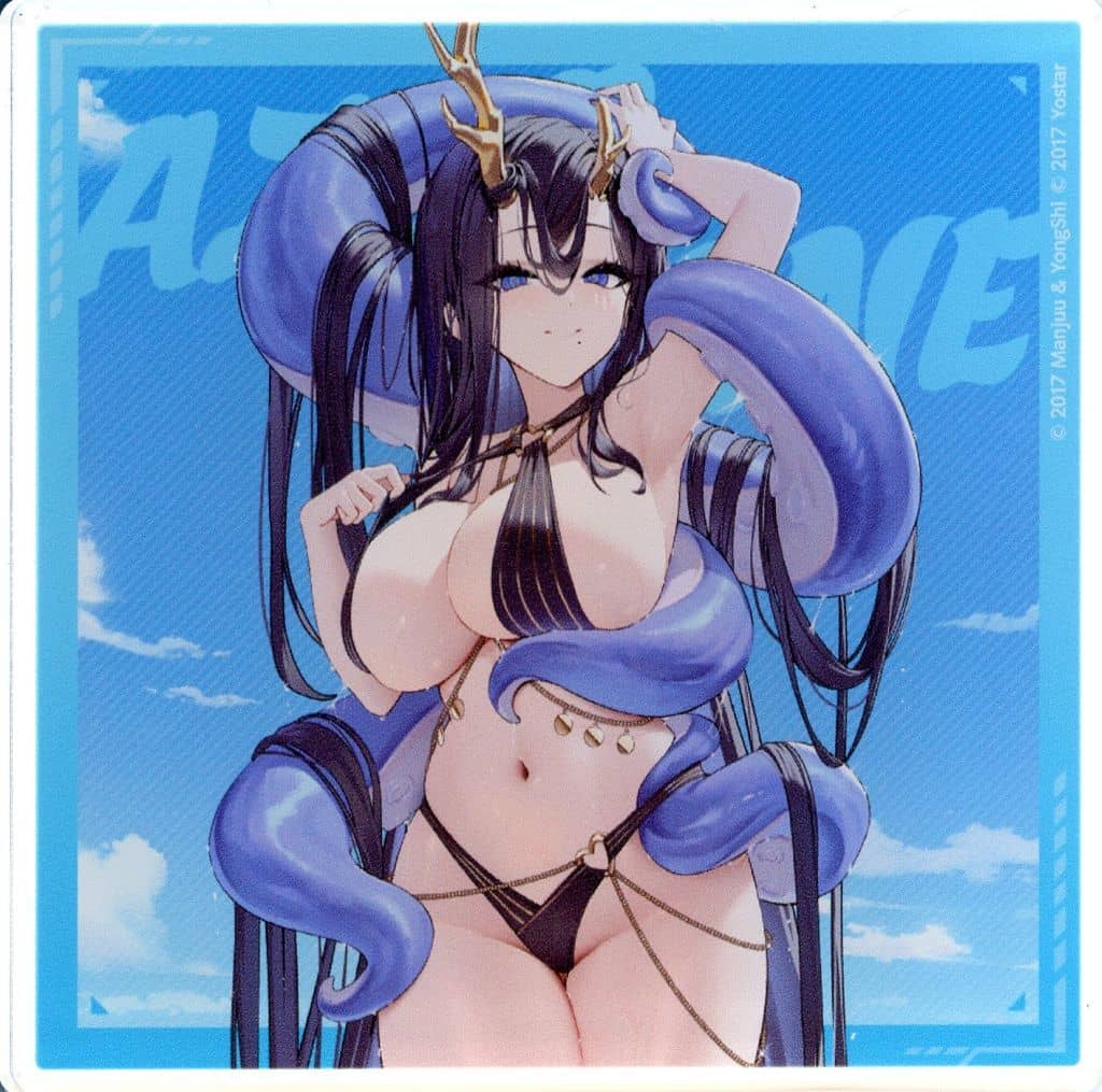 Azur Lane Summer Fair 2025 Acrylic Coaster - Used, Approx. 80 mm - MAGES.
