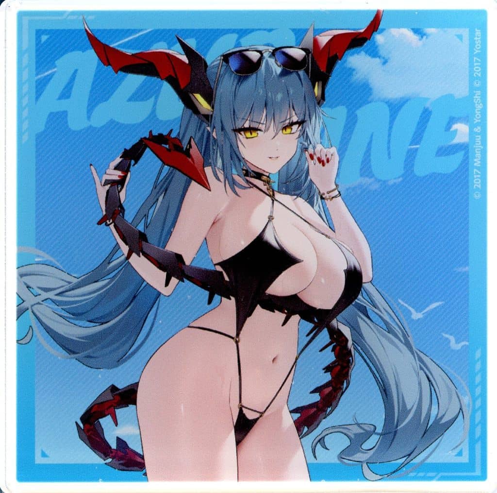Azur Lane Summer Fair 2025 Acrylic Coaster - Pre-owned, Approx. 80 mm