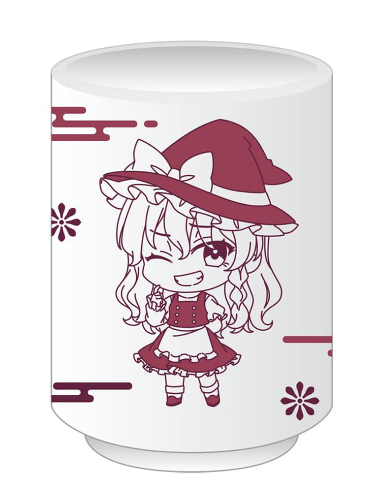 Reimu Hakurei & Marisa Kirisame Yunomi (Tea Cup) - Touhou Project Movic Porcelain 7.2 × 10.2 × 7.2 cm Pre-owned