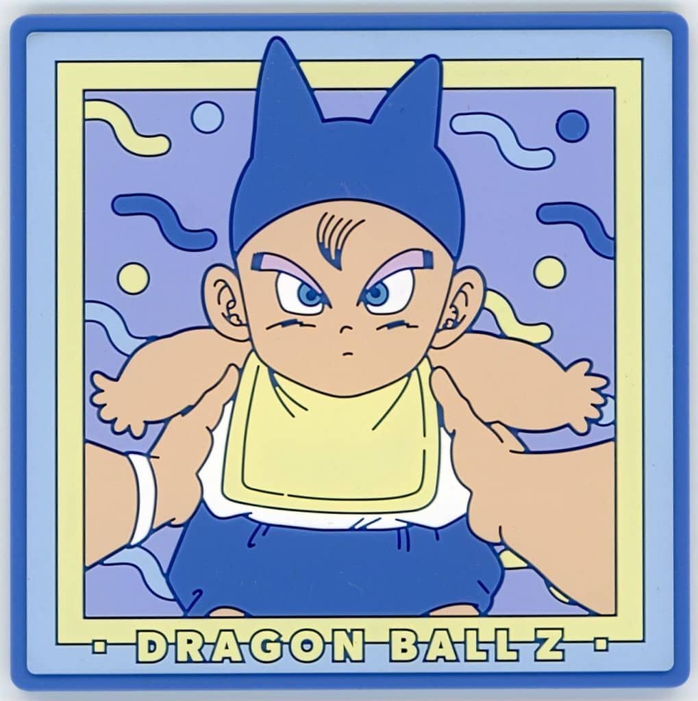 Trunks Rubber Coaster from Dragon Ball Fantastic Adventure 2 Ichiban Kuji G Prize, Approx. 8 cm, BANDAI SPIRITS