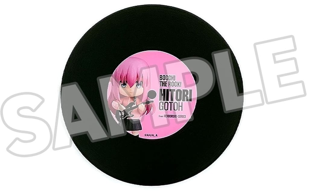 Hitori Gotoh Nendoroid Plus Record-Style Coaster