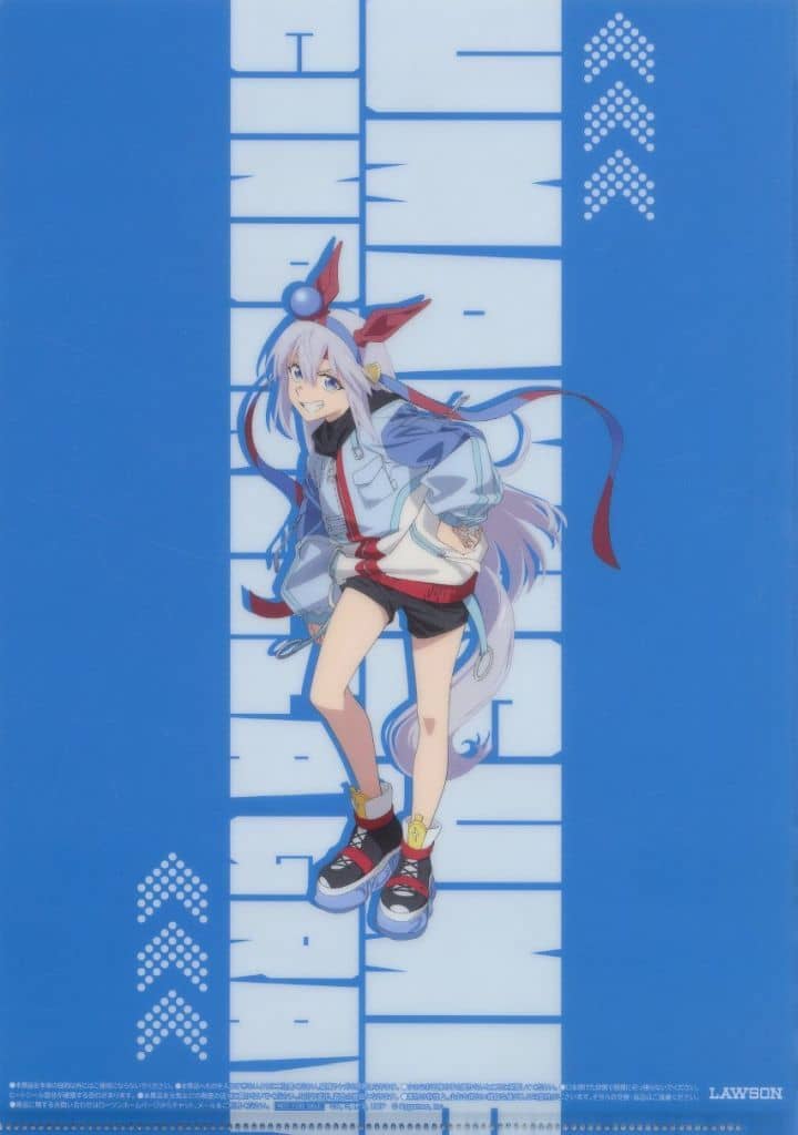 Tamamo Cross A4 Clear File — Umamusume: Cinderella Gray × Lawson Promotional Bonus (Pre-owned, A4 Size)