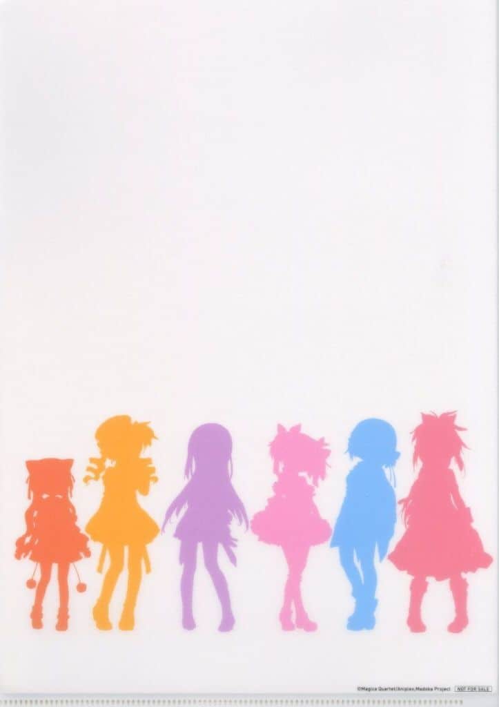 Puella Magi Madoka Magica A4 Clear File - Ume Aoki Illustration Movie Ticket Bonus #2 (Pre-owned)
