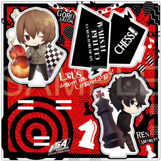 Goro Akechi & Ren Amamiya Acrylic Memo Stand