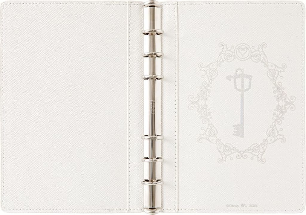 Kingdom Hearts Monogram PU System Planner Cover White