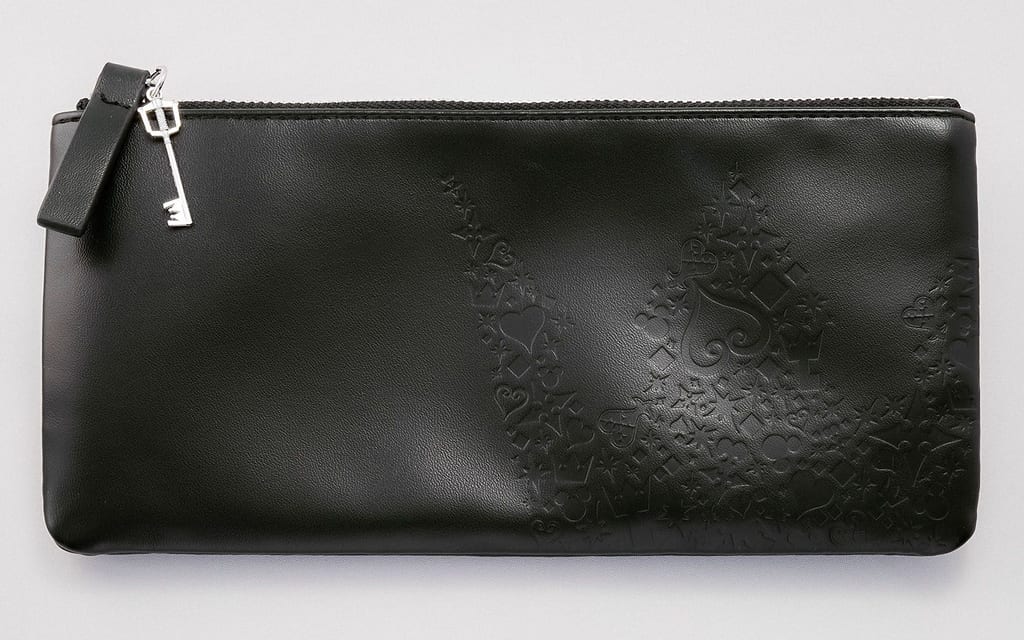 Kingdom Hearts Black Flat Pen Case