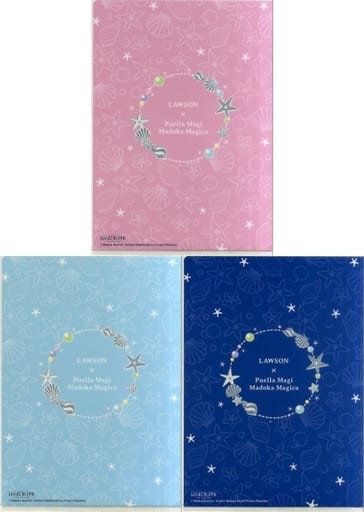 Puella Magi Madoka Magica the Movie: Rebellion A4 Clear File 3-Piece Set - Lawson C90 Comiket 2016 Limited (Pre-owned)