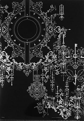 Kingdom Hearts III A4 Metallic Clear File, Group Design, Square Enix, Pre-owned