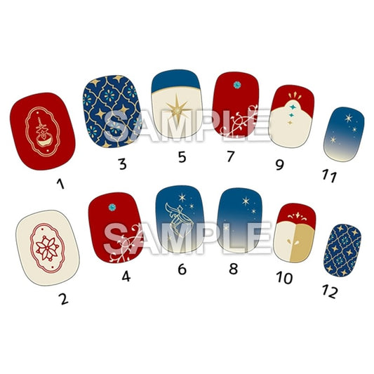 LaLa 50th Anniversary Nail Tips (12 Tips) - Lawson Loppi HMV Exclusive - Snow White with the Red Hair, Ouran, Vampire Knight & Natsume