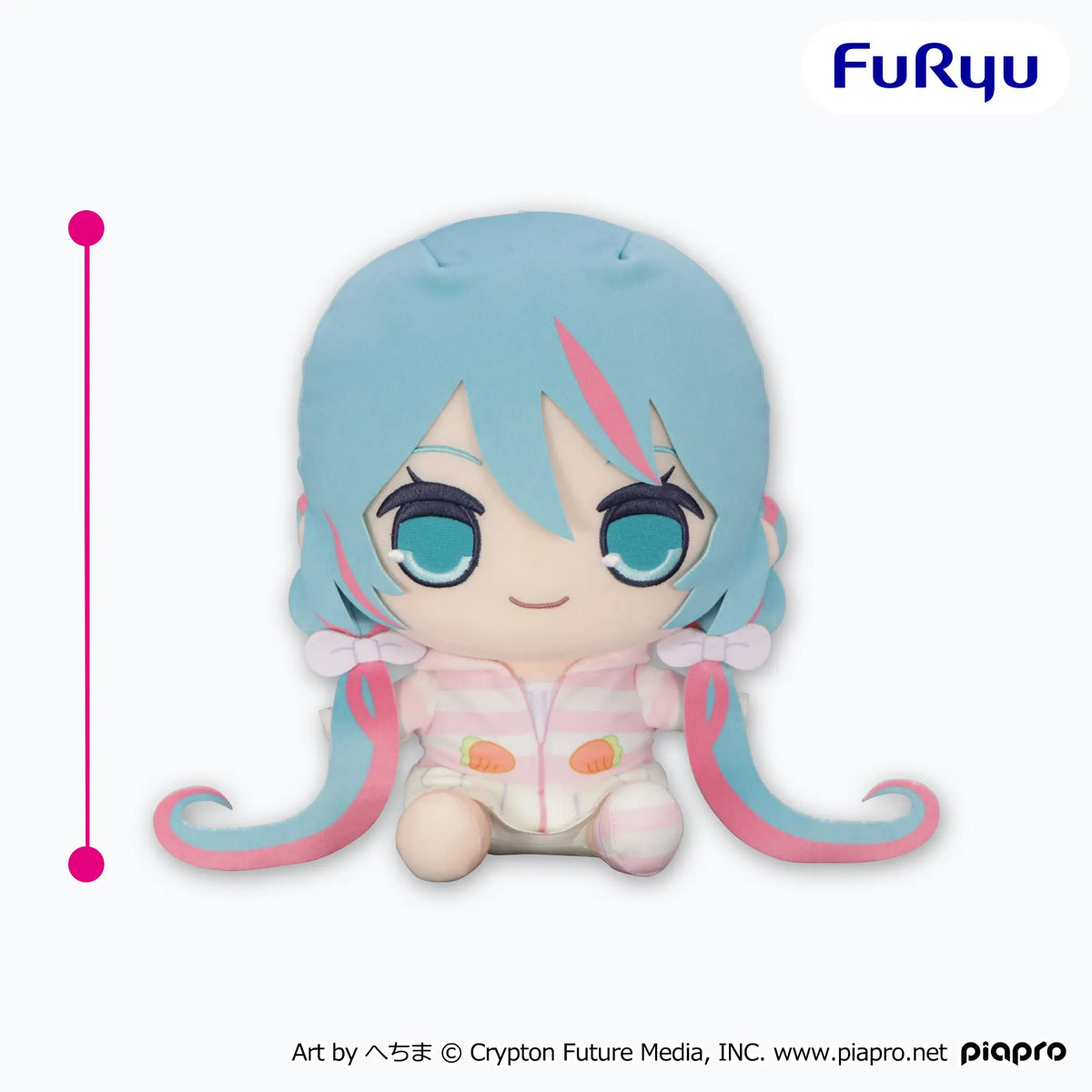 Hatsune Miku BIG Plush (Bunny Ear Pajama Ver.) - FuRyu Prize - Hatsune Miku