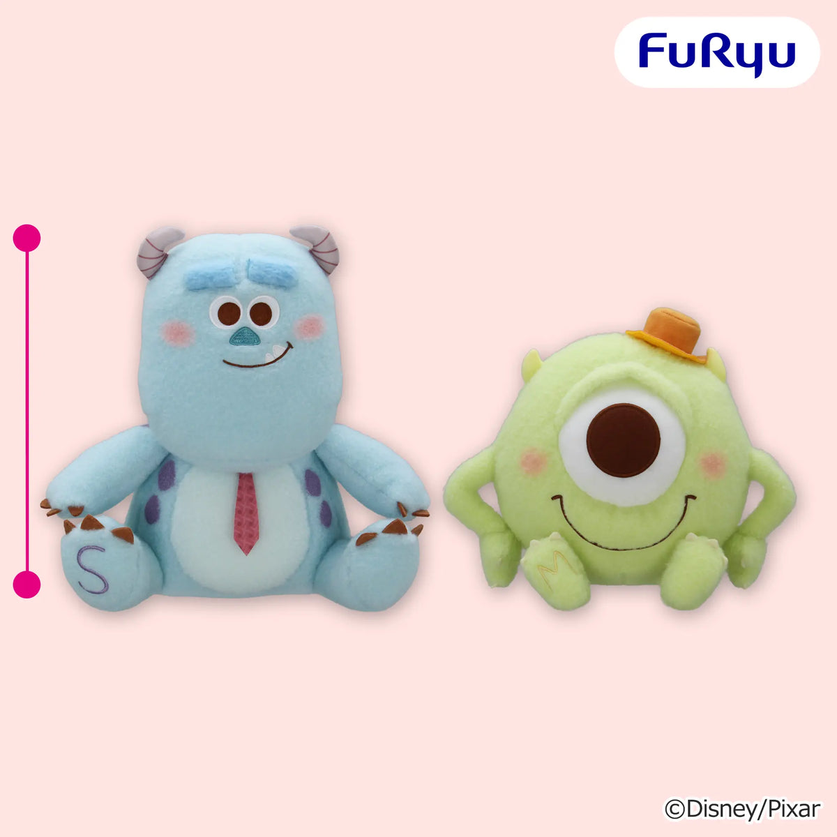 Milky Boa Big Plush (2 Types, Complete Set Available) - FuRyu Prize - Monsters, Inc.