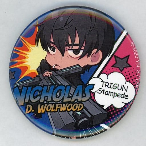 Trigun Nicholas D. Wolfwood Trading Can Badge Mini Character Ver. POP UP SHOP Pre-owned