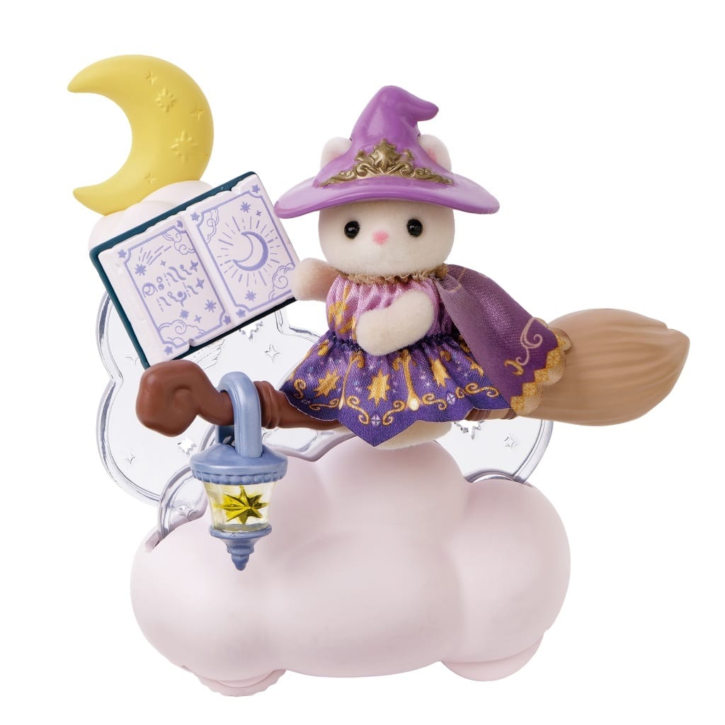 Sylvanian Family Little Tales Collection Moonlit Sky Flying Broom Toy