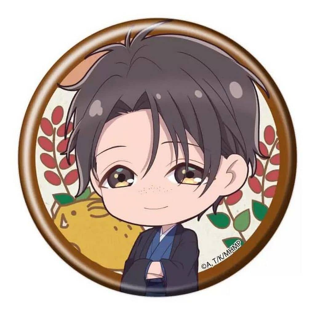 My Happy Marriage Kouji Tatsuishi Can Badge 12 Mini Character Illustration - A3 (Pre-owned)