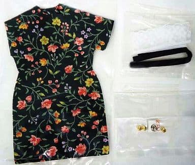 Black Floral Dress Sewing Kit for Marmalade Boy Doll Accessory - Bandai (Pre-owned)