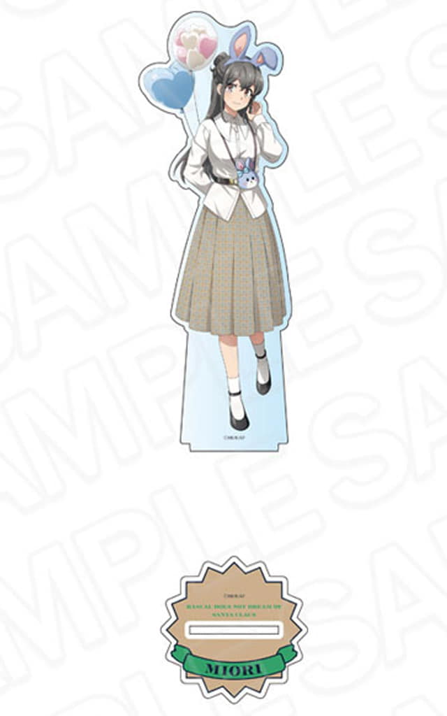 Rascal Does Not Dream Miori Mito Large Acrylic Stand Amusement Park Ver. Acrylic Stand - Contents Seed