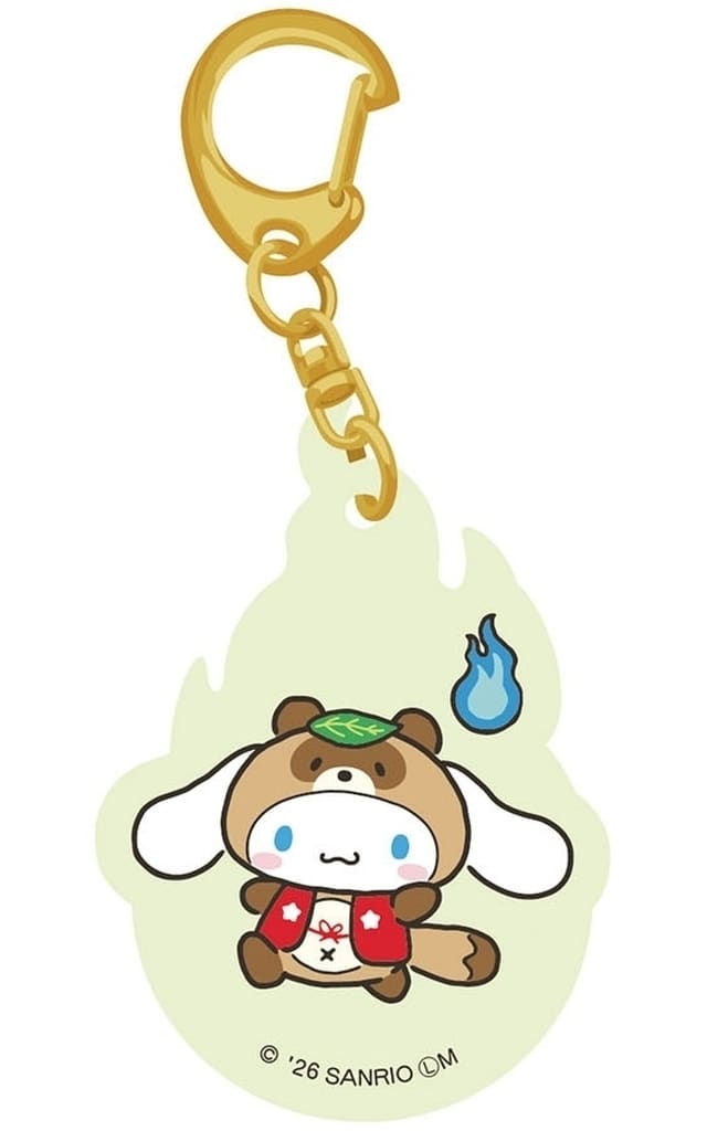 Cinnamoroll Sanrio Characters Glow-in-the-Dark Acrylic Keychain, Dororon Series (Used) - Sanrio Characters