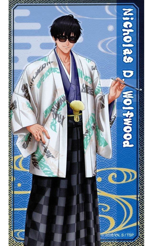 Trigun Nicholas D. Wolfwood TaS 10th Anniversary Glitter Card, Used Card