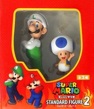 Super Mario Fire Luigi & Blue Toad Standard Figure 2 Figure