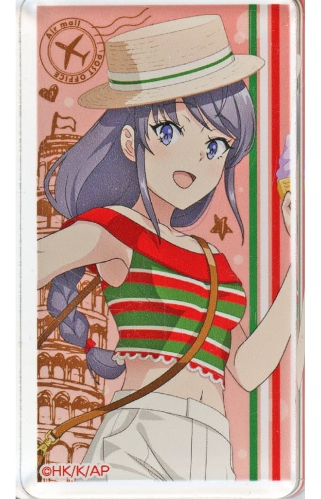 Rascal Does Not Dream Mai Sakurajima Kuji Kore Travel Fashion Style Acrylic Block
